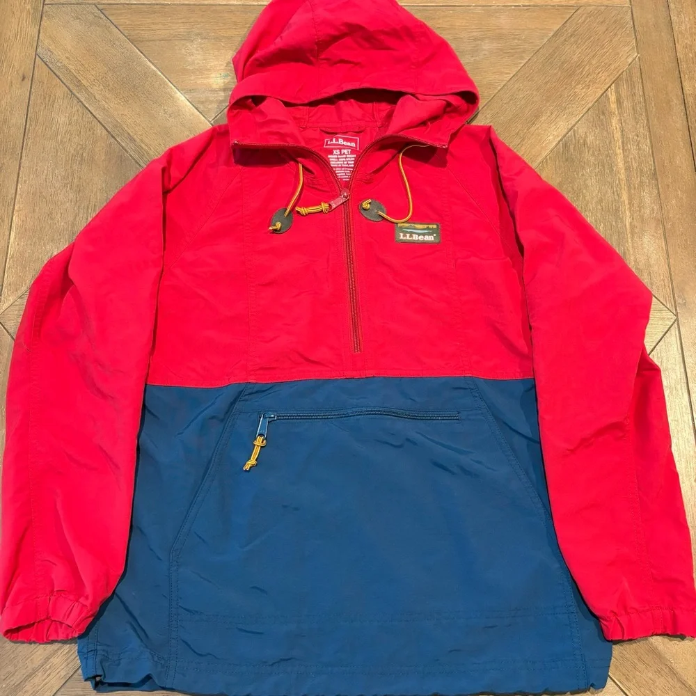 L.L. Bean Women's Red and Blue Jacket Unisex Size Petite XS - Picture 2 of 7